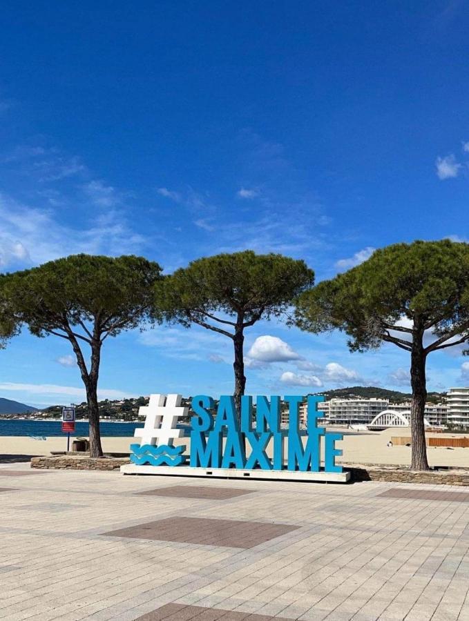 Charmant Studio Avec Terrasse Vue Mer A 50 M Sainte-Maxime Exteriér fotografie