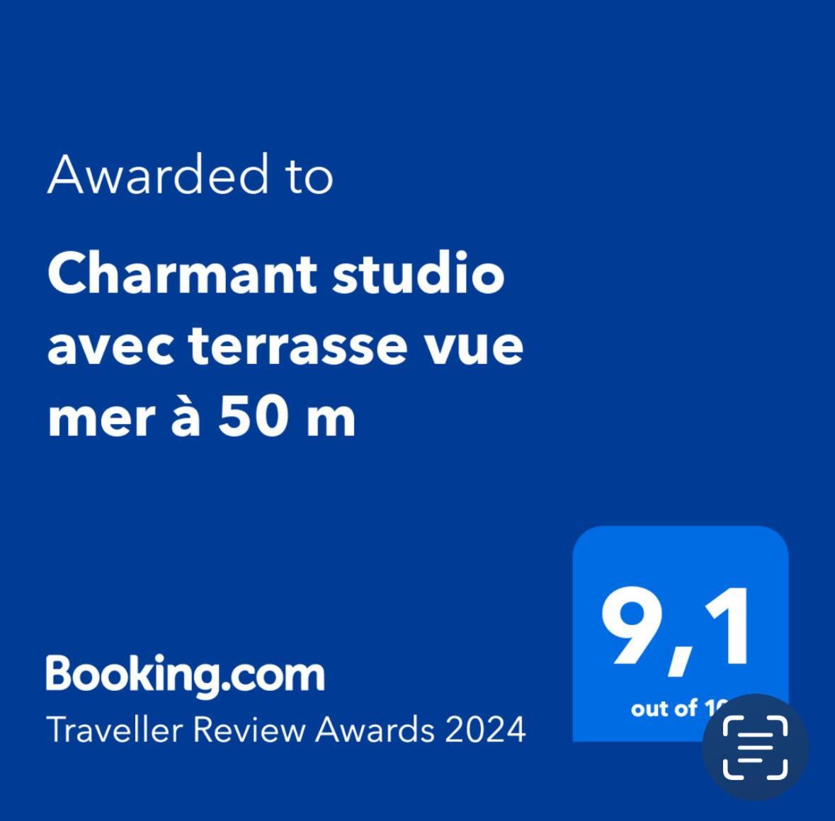 Charmant Studio Avec Terrasse Vue Mer A 50 M Sainte-Maxime Exteriér fotografie